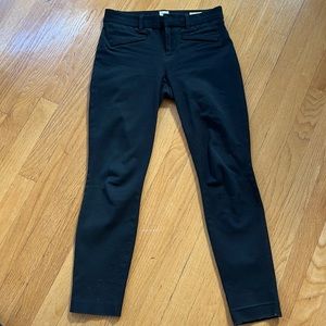 Black Gap straight skinny ankle pant size 0 regular